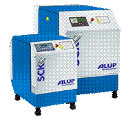 Винтовой, воздушный промышленный компрессор. Производитель ALUP (Германия). Модель - SCK.